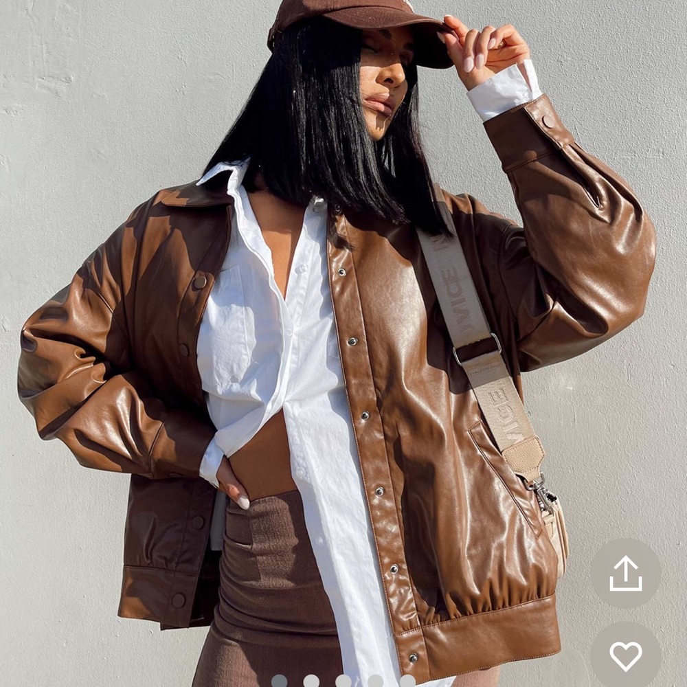 Women’s Faux Leather Jacket